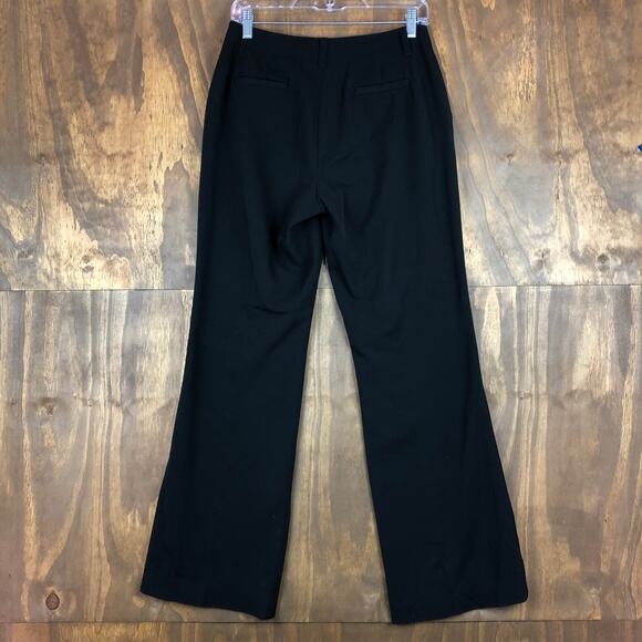 Eddie Bauer Womens Pants Black Blakely Palazzo Wide Leg Workwear Stretch 6 - Picture 10 of 12
